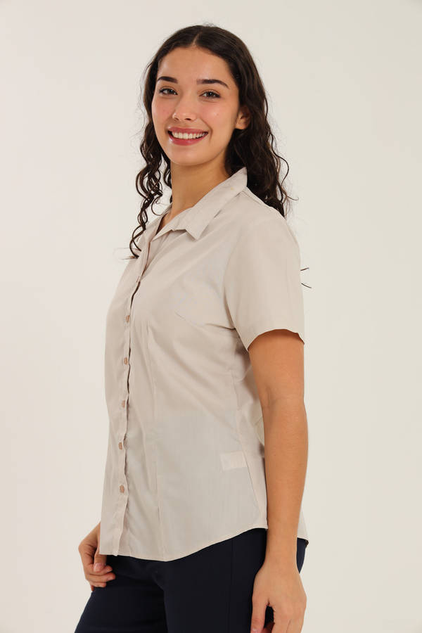 Ladies Duchess Blouse Shirt Corporate Wear Short Sleeve Office Shirt