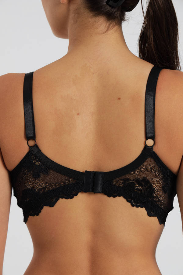 Senza Fantasy Padded Underwire Bra Cup C &amp; D For Large Bust Size