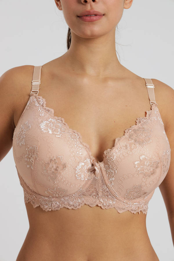 Senza Fantasy Padded Underwire Bra Cup C &amp; D For Large Bust Size