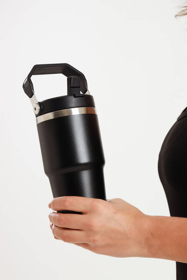 Thermos Vacuum Double Wall Stainless Steel Travel Flask Cup 600ml