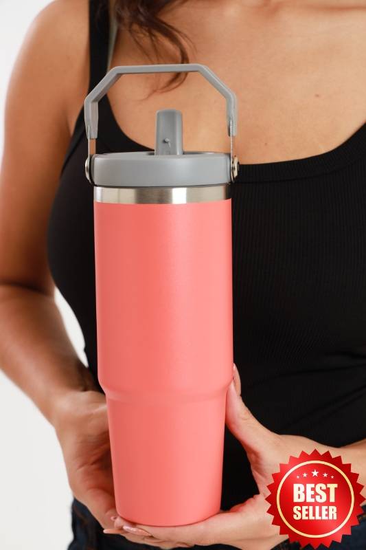 Thermos Vacuum Double Wall Stainless Steel Travel Flask Cup 900ml