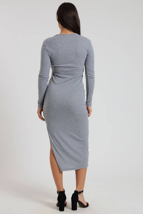Zoey Long Sleeve Midaxi Winter Evening Dress