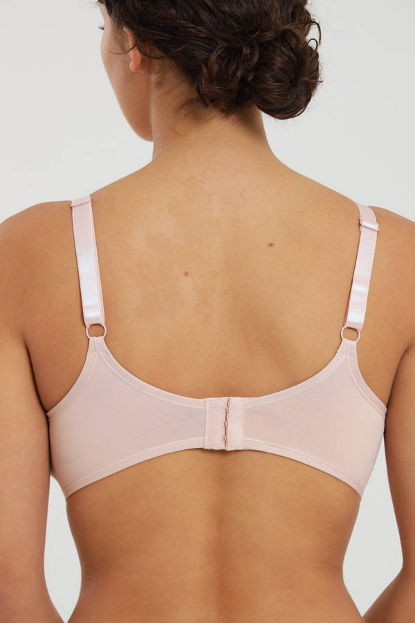 3 Pack Montelle Plush Wirefree T-Shirt Comfort Bra  C-D-DD For Large Bust