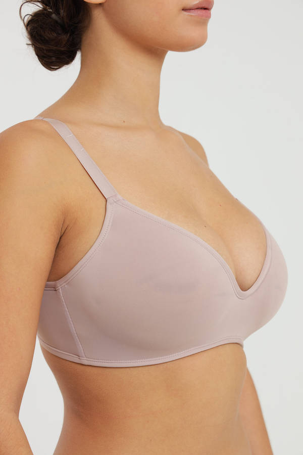 3 Pack Montelle Plush Wirefree T-Shirt Comfort Bra  C-D-DD For Large Bust