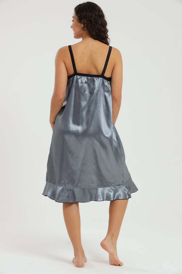 Alexander Long Satin Nightgown Chemise