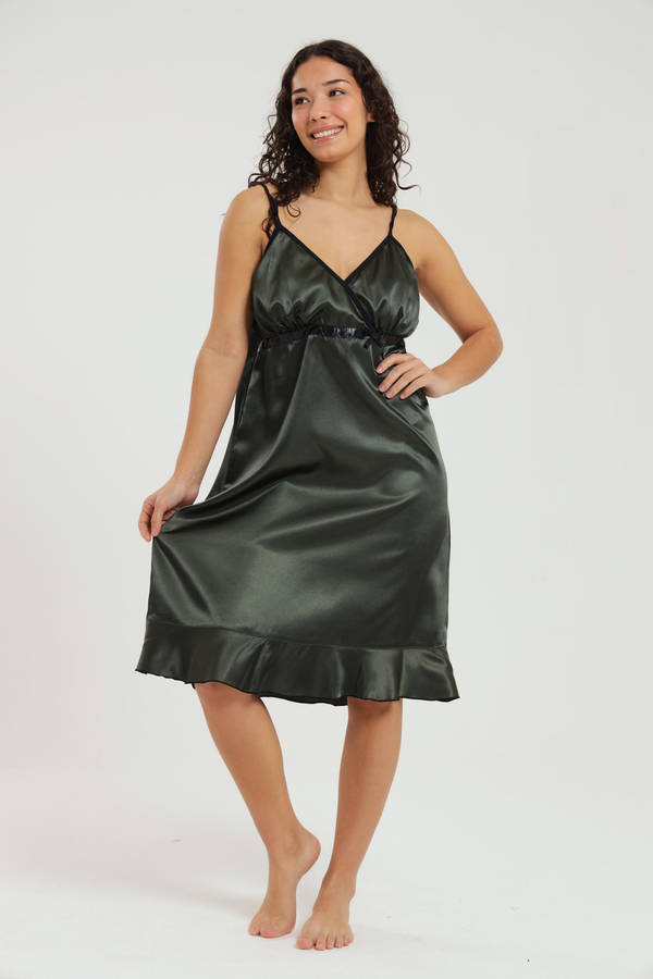 Alexander Long Satin Nightgown Chemise