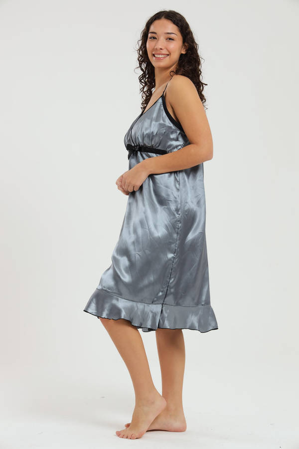 Alexander Long Satin Nightgown Chemise