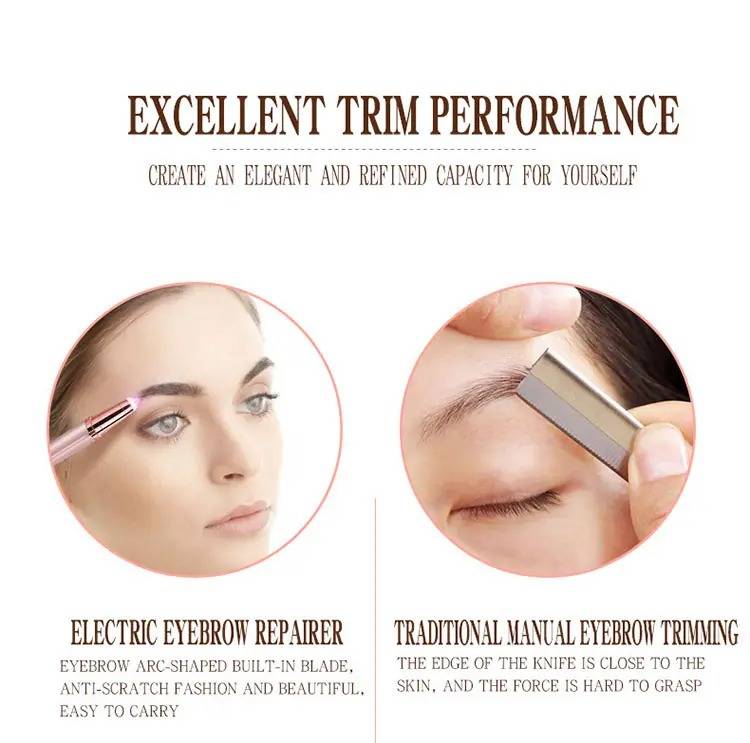 Rechargeable Eyebrow Hair Remover Epilator Pen