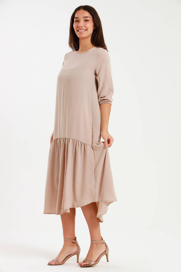 Natalia Long Sleeve Midaxi Dress