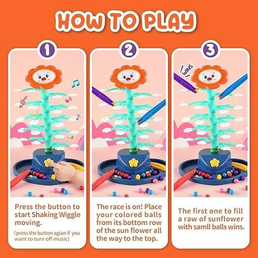 Shaking Sunflower Educational Game Toy For Kids