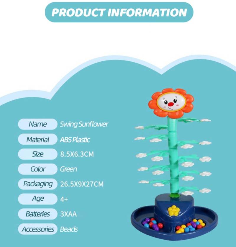 Shaking Sunflower Educational Game Toy For Kids