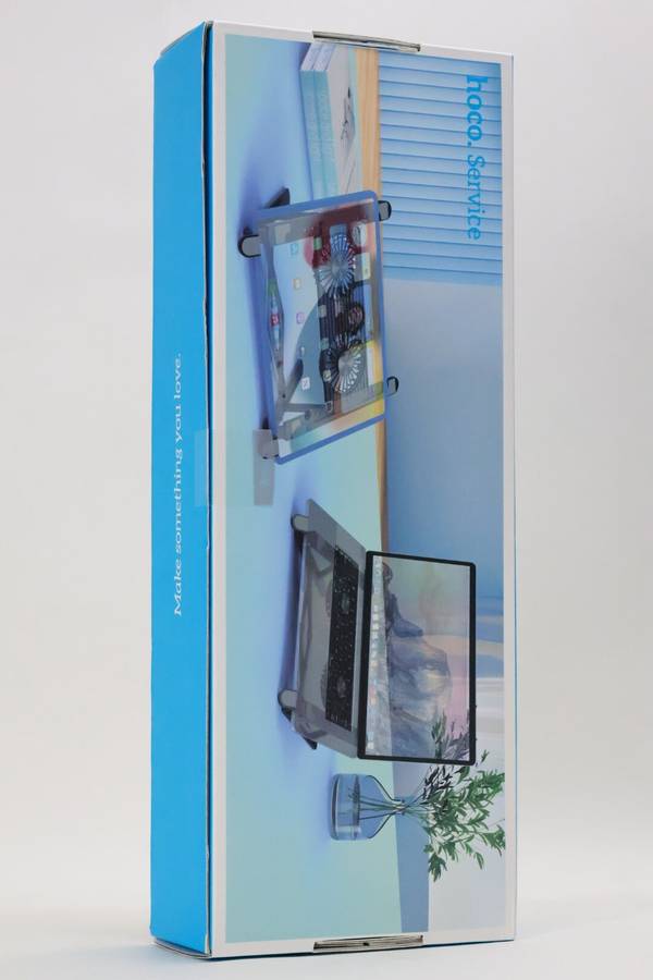 HOCO DH17 Adjustable Desktop Stand Riser With Cooling Fan For iPad Tablet Macbook Laptop