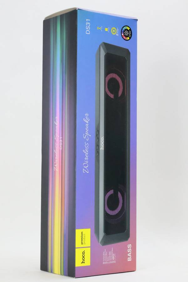 HOCO DS31 Wireless Bluetooth Sound-Bar Speaker With RGB Lights