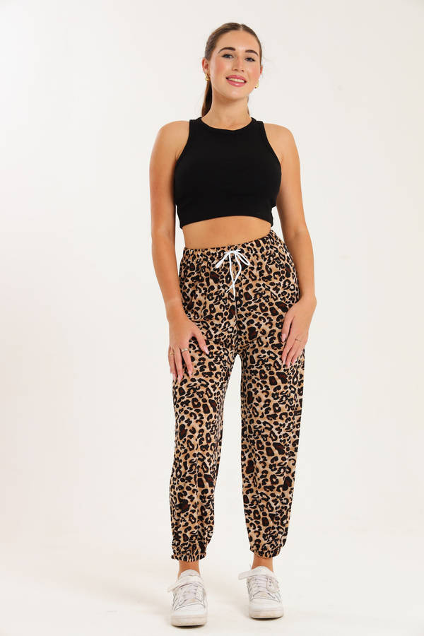Senza® Casual Harem Wide Leg Everyday Printed Pants