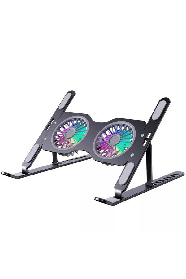 HOCO DH17 Adjustable Desktop Stand Riser With Cooling Fan For iPad Tablet Macbook Laptop