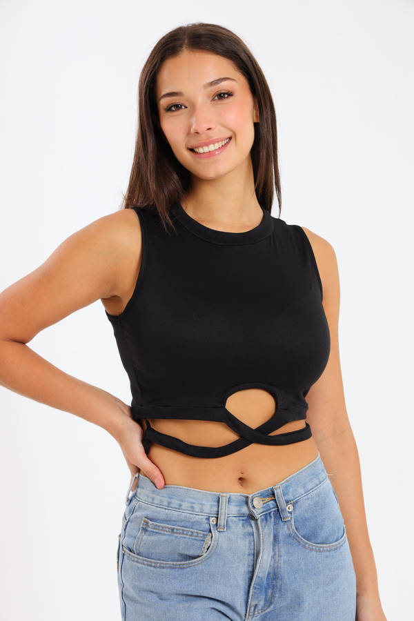 Alexa Cutout Crop Top