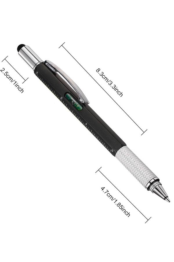 Senza® 6 In 1 Multifunctional Tool Stylus Pen