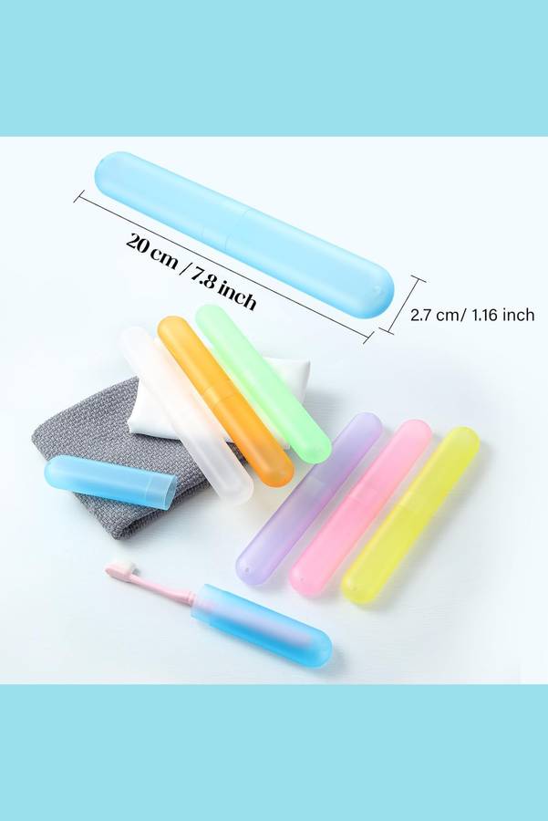Senza®6 Piece Travel Toothbrush Case Holders