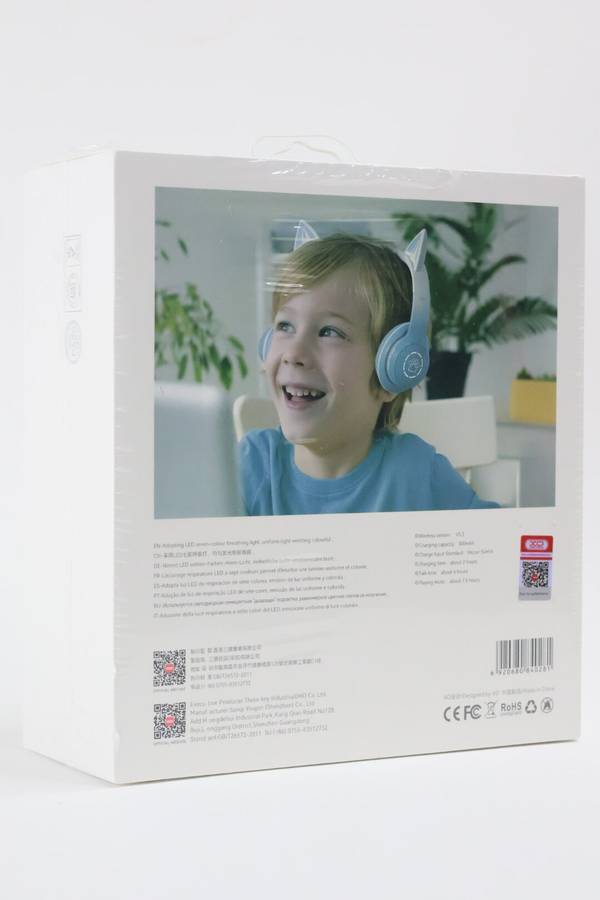 XO BE38 Headphones Cat Ears Wireless Headphones