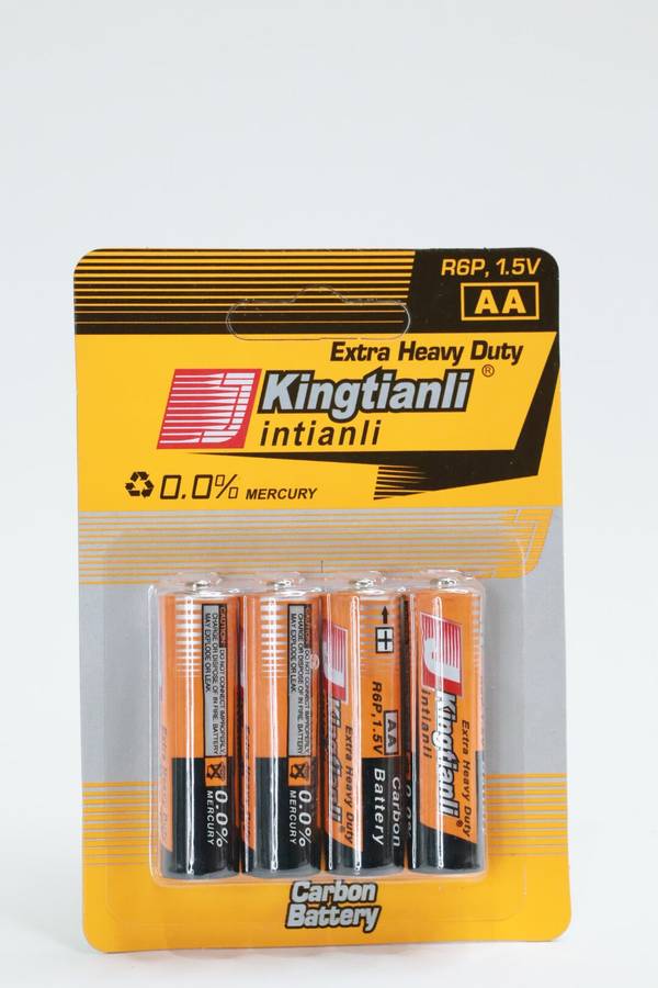 Extra Heavy Duty AA Carbon Batteries Pack Of 4