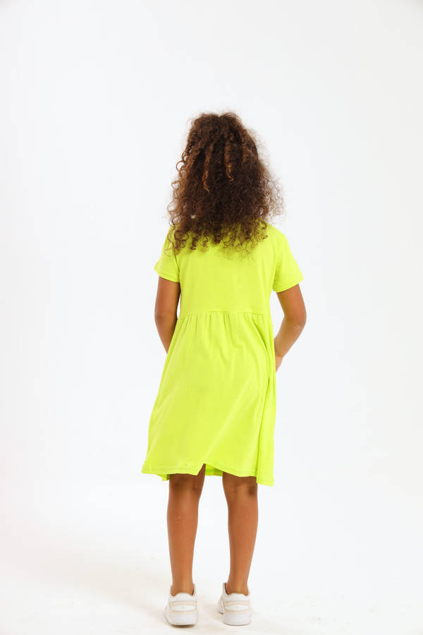 Girls Summer Short Sleeve Dress 2 to 7 Years