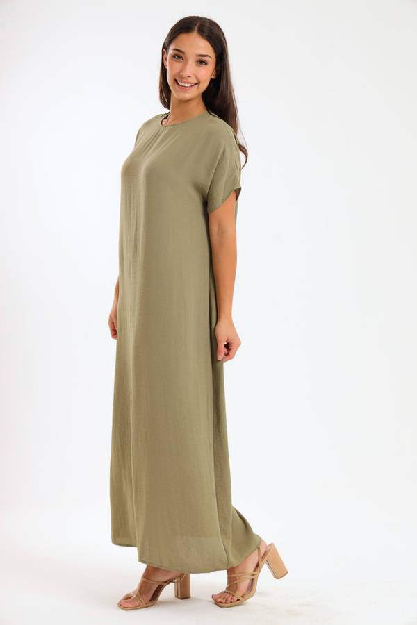 Jasmin Classic Maxi Short Sleeve Dress