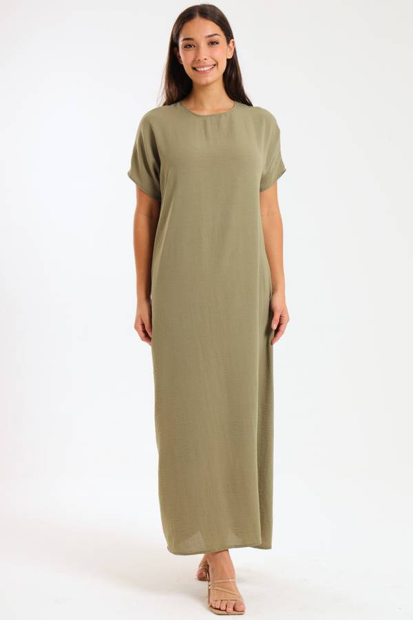 Jasmin Classic Maxi Short Sleeve Dress