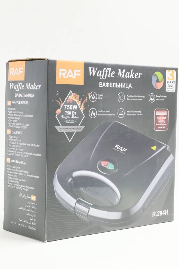RAF Waffle Maker 750W