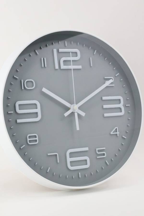 Senza® 3D QUARTZ Wall Clock For Living Room or Office Batteries Included 30cm