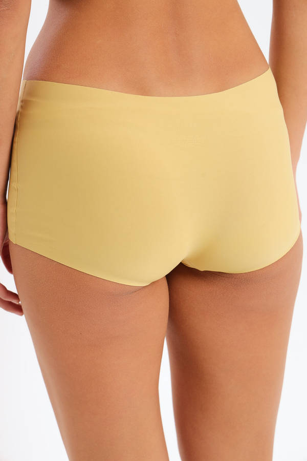 Senza® Ladies 3 Pack Branded No Show Seamless Boyleg Panties