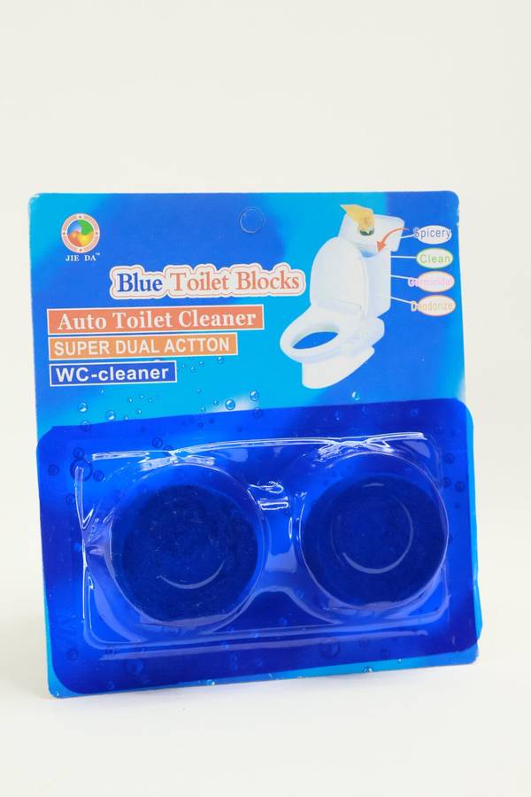 2 Pcs Toilet Blue Blocks
