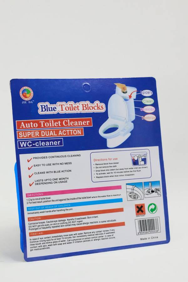 2 Pcs Toilet Blue Blocks