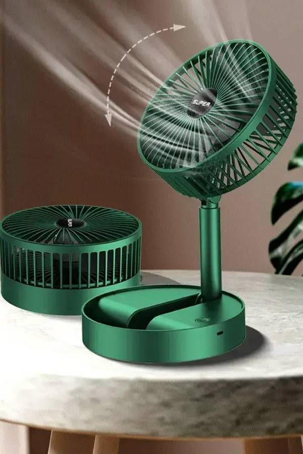 Folding Desktop Rechargeable Telescopic Air Cooler Fan