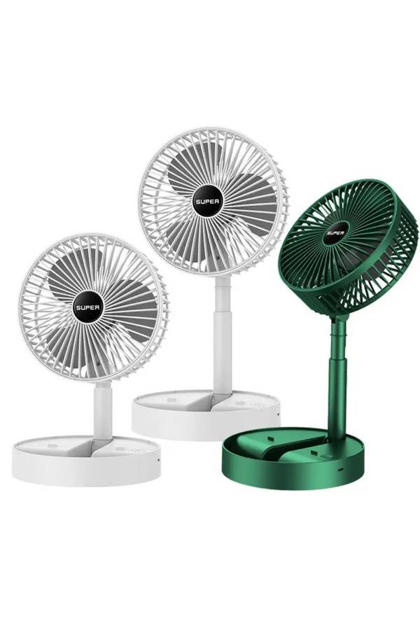 Folding Desktop Rechargeable Telescopic Air Cooler Fan