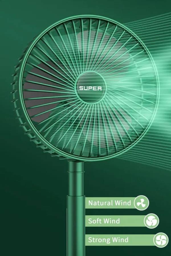 Folding Desktop Rechargeable Telescopic Air Cooler Fan
