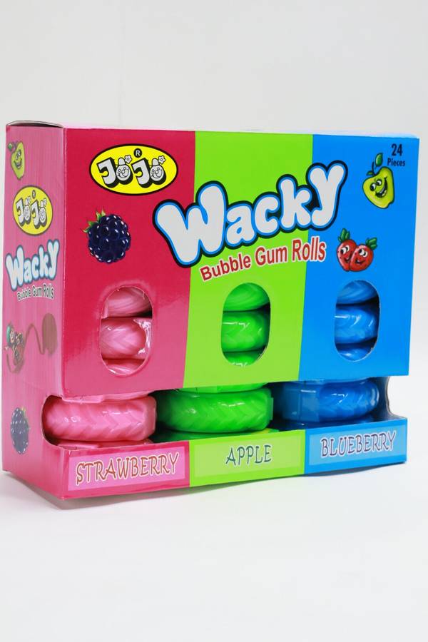 Jojo Wacky Bubble Gum Roll 60g