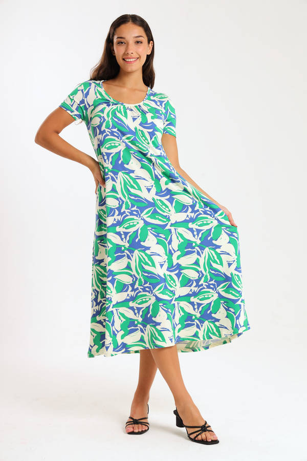Ladies Midaxi Summer Dress  With Pockets