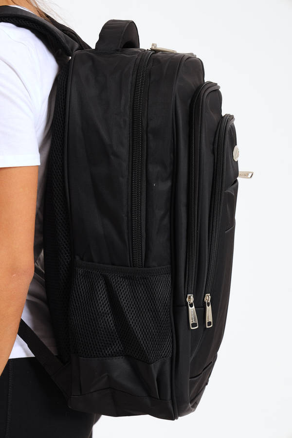 Powerland Laptop Backpack or School Bag with Multiple Compartments 2XL Black