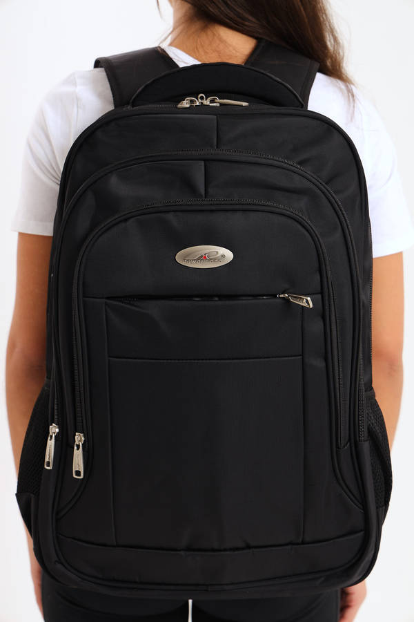 Powerland Laptop Backpack or School Bag with Multiple Compartments 2XL Black