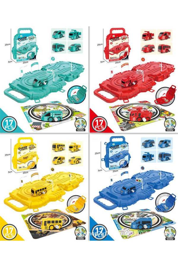 Puzzle Track  3-in-1 Toy Set for Kids