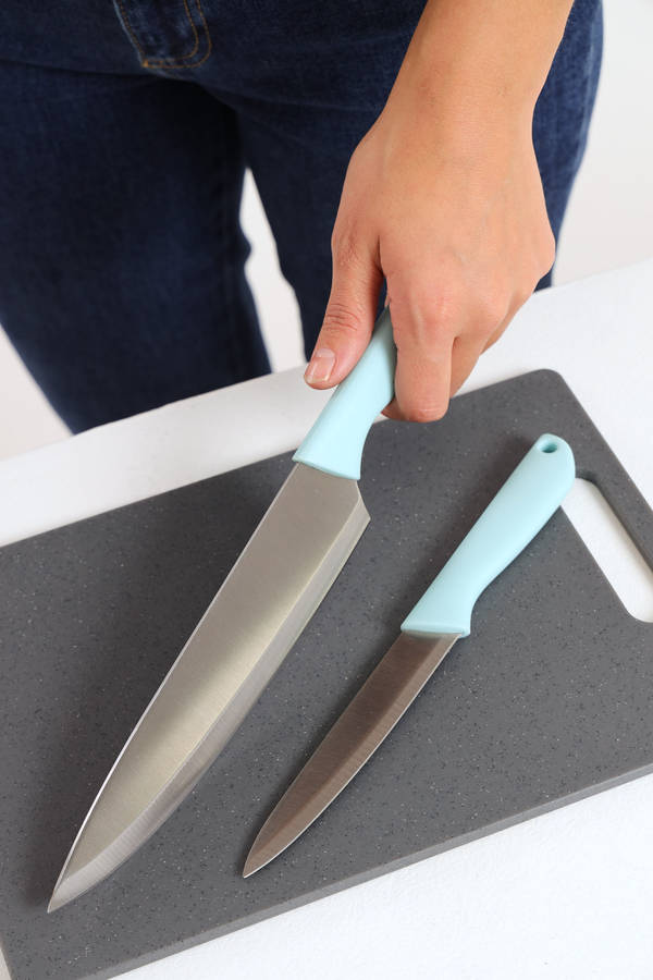 Senza® 2-Piece Combo Knife Set Stainless Steel