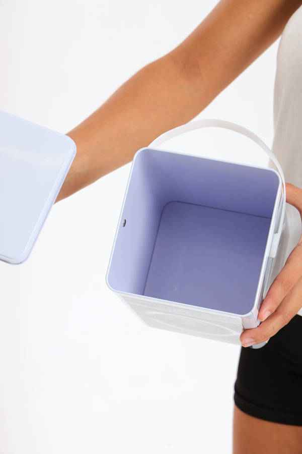Senza® Metal Laundry Detergent Washing Powder Storage Container