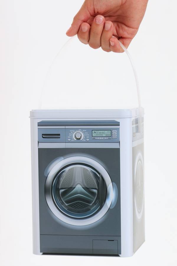 Senza® Metal Laundry Detergent Washing Powder Storage Container
