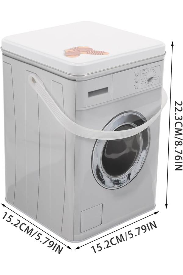Senza® Metal Laundry Detergent Washing Powder Storage Container