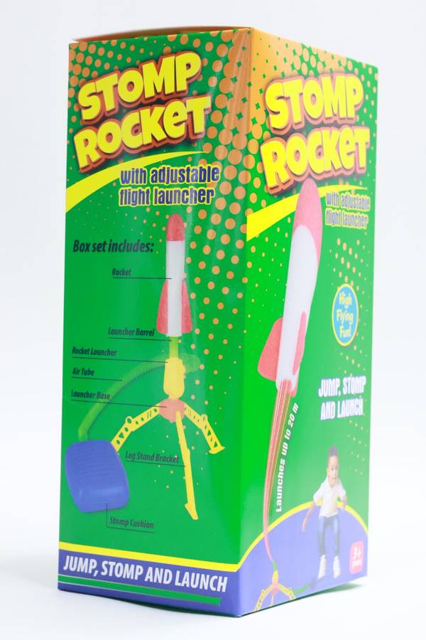 Stomp Rocket with Adjustable Flight Launcher