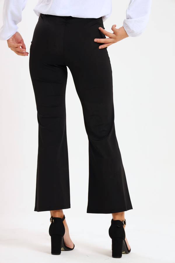 Ladies Skin Tight Wide Leg Pants