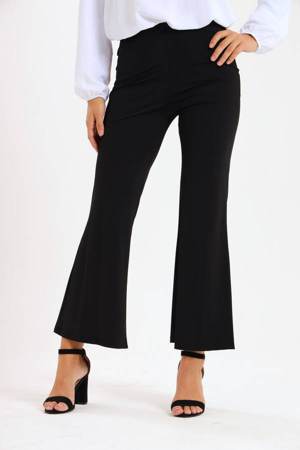 Ladies Skin Tight Wide Leg Pants