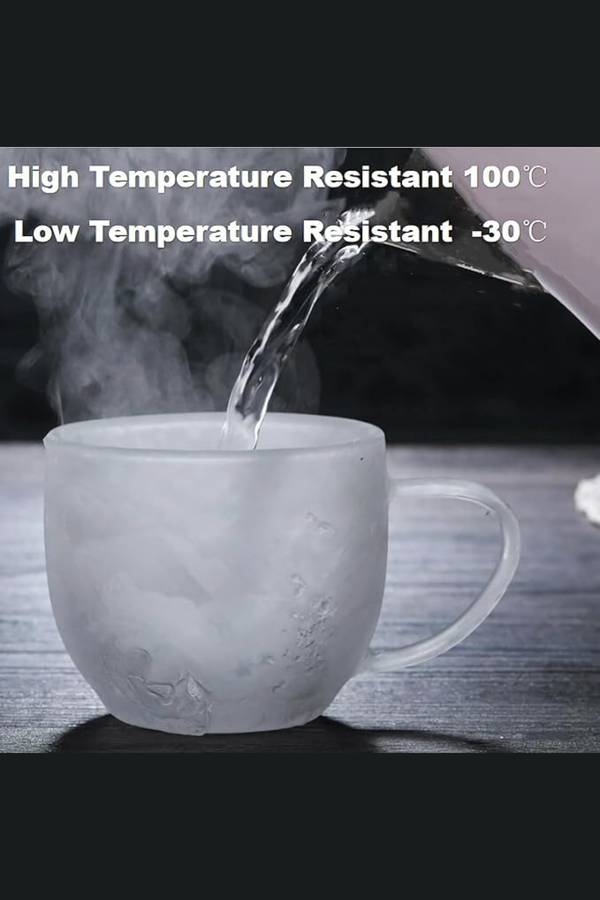 Senza® 2x 250ml Double Wall Coffee Glass with Handle