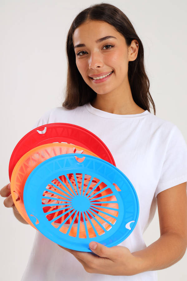 Senza® 8 Pcs Reusable Plastic Paper Plate Holders For Braai &amp; Parties