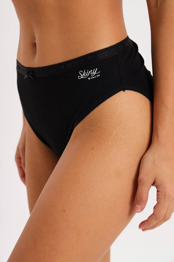 Branded 4 Pack Cotton Stretch Bikini Panties Assorted Box Pack